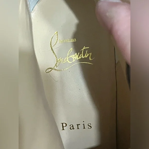 New Christian Louboutin Lock So Kate Leather 100 Sexy Booties DAMAGED ZIPPER 42 - Picture 14 of 15